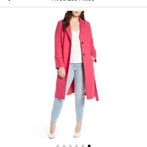 Nordstrom Pink medium to heavy peacoat